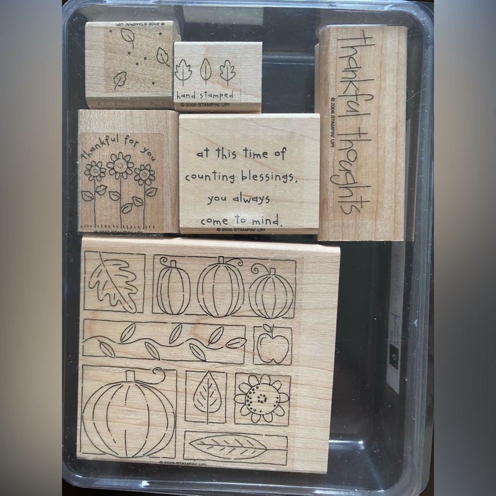 Stampin’ Up: Thoroughly Thankful